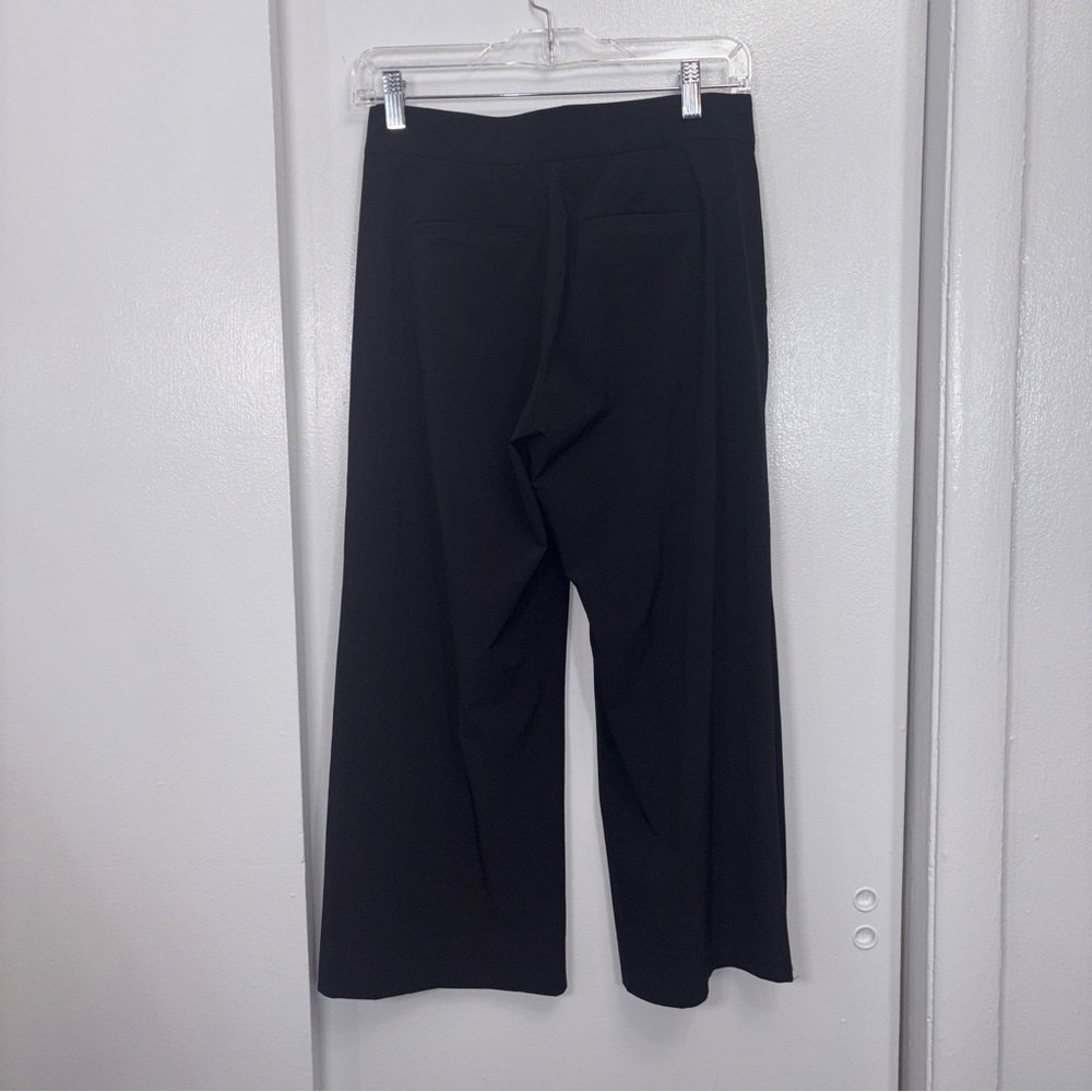 Athleta Black Classic Solid Pattern Pull On Flare… - image 2